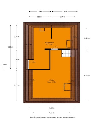 Floorplan - Voorweg 167, 2376 BD Nieuwe Wetering